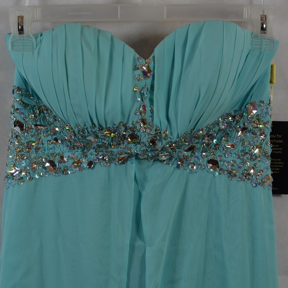 Sequin/Bead/Rhinestone Formal/Prom Dress SZ L NOX NWT - Picture 6 of 8